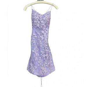 Sherri Hill short Lavender Prom Dress Size 2